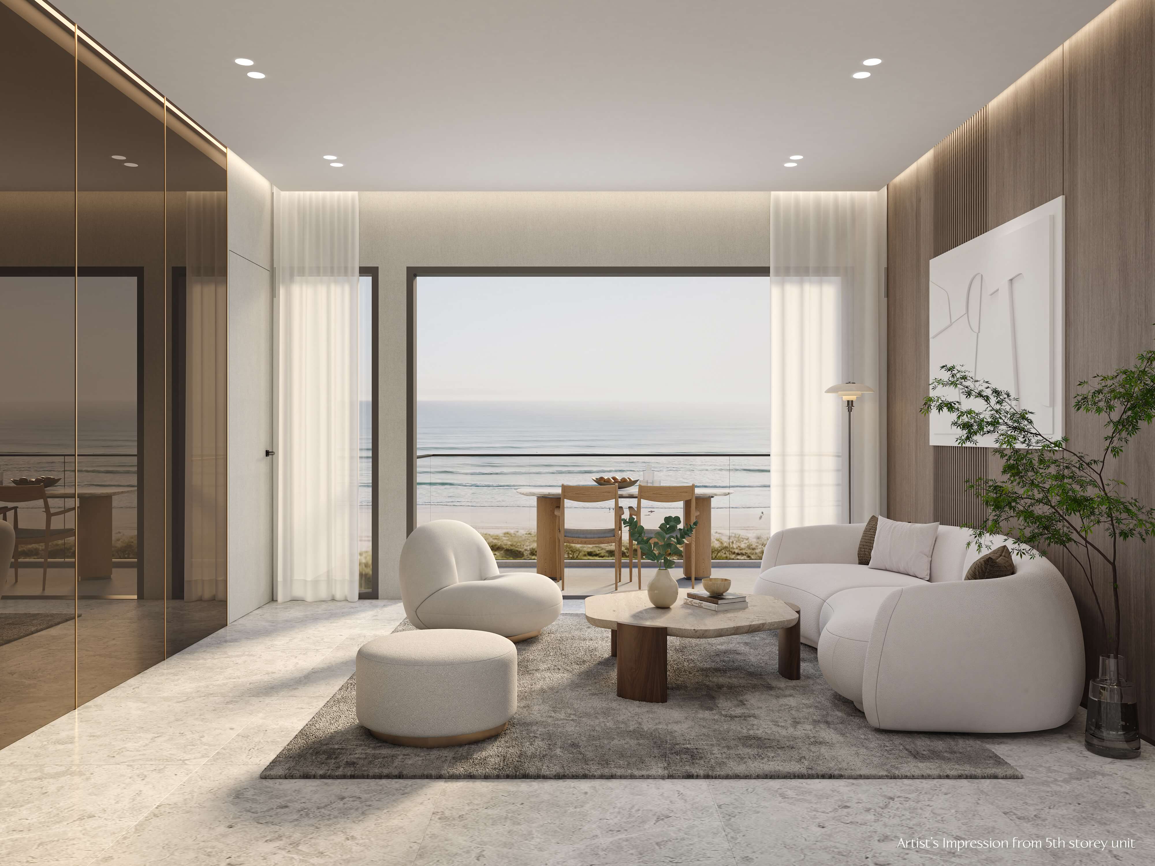 The Shorefront Living Area